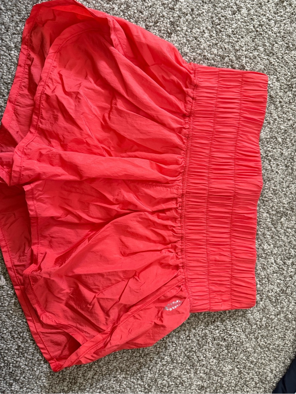 Free People Women’s Coral Smocked Waist Athletic Shorts